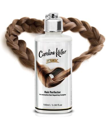 Caroline Keller Hair Perfector-An Intense Protein Hair Repair Treatment for Damaged Hair Bonds Dry Tips and Split Ends-Pre Shower Mask for Bleached Permed and Color-Treated Hair-3.38 fl. oz./100ml 3.38 Fl Oz (Pack of...