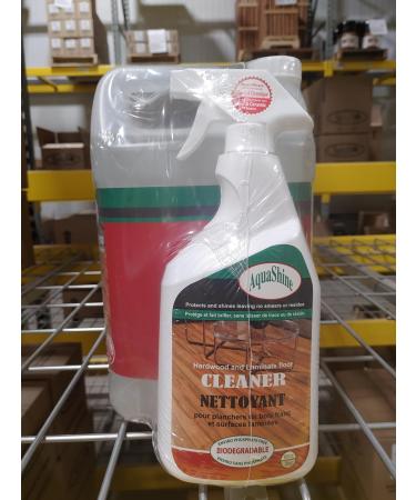 SamaN Aquashine cleaner 4 + 1 Ready to Use Cleaner for Varnished Hardwood Laminated & Hard Floor Surfaces 44204 800 ml + 3 75L - Buy Online on GoSupps.com