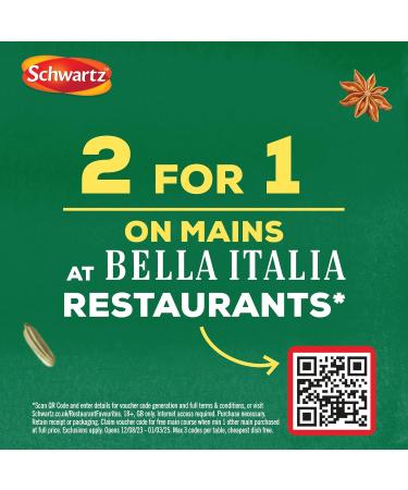 Schwartz x Bella Italia Marco Polo Sweet Soy & 5 Spice Pasta with Beef Recipe Mix 35g - Buy Online on GoSupps.com