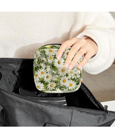 Chamomiles Sanitary Napkin Storage Bag | Menstrual Cup Pouch | Nursing Pad Holder | Period Bag for Women & Teen Girls - Multi-colored - Buy Online on GoSupps.com