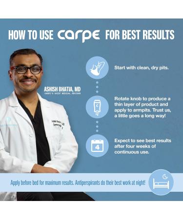 Carpe Underarm Antiperspirant and Deodorant Fresh Powder Scent Fresh Powder 1.69 Fl Oz (Pack of 1) - Buy Online on GoSupps.com