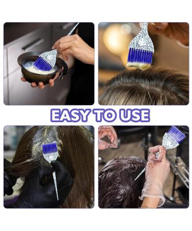 6-Piece Hair Dye Brush Set - Colorful Tint Brushes & Applicators for DIY Hair Coloring | Salon Quality Hair Dyeing Tools - Buy Online on GoSupps.com
