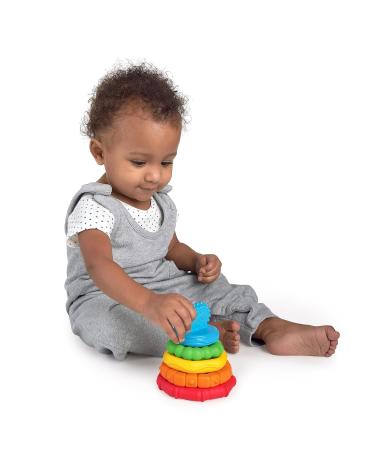 Buy Baby Einstein 12356 Stack & Teethe - 5-Part Multicolored Bite Ring & Toy Set for Babies | Easy to Grab & Stack Perfect for Early Development - Buy Online on GoSupps.com