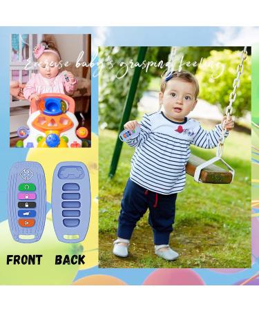 2-Pack Silicone Baby Teething Toys - Car Key Remote Control Soft Teether for Babies 6-12 Months (2PCS-Black) - Buy Online on GoSupps.com