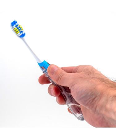 GUM Travel Toothbrush with Antibacterial Bristles & Folding Handle Soft Bristles Compact 1 Toothbrush Colour May Vary 1 count (Pack of 1) Toothbrush - Buy Online on GoSupps.com