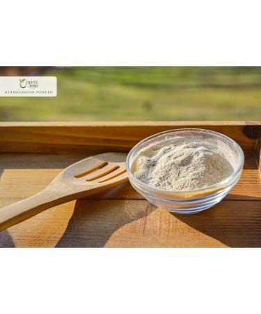 Organic Way Premium Ashwagandha Root Powder (Withania somnifera) - Organic & Kosher Certified | Vegan | Non GMO & Gluten Free | USDA Certified | Origin - India (1/2 Lbs / 8Oz) 8 Ounce (Pack of 1) - Buy Online on GoSupps.com