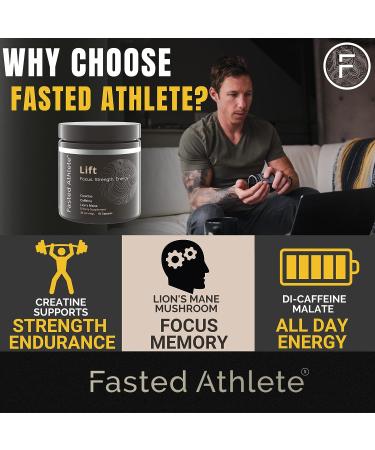 Lift Brain Supplement Memory & Focus Nootropic with Lion's Mane Mushroom & Creatine | 60 Capsules for Enhanced Energy & Performance - Buy Online on GoSupps.com