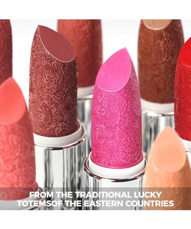 Anglicolor Glitter Lipstick - Metallic Glossy & Long-Lasting Vegan Lip Gloss for Women | #01 Cosmopolis - Buy Online on GoSupps.com