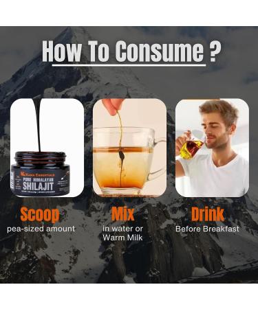Kama Essentials Himalayan Shilajit Resin 75% Fulvic Acid, 85+ Minerals Gold Grade Ayurvedic Supplement for Energy, Strength & Wellness Lab-Tested 30g Shilajit for Men & Women - Buy Online on GoSupps.com