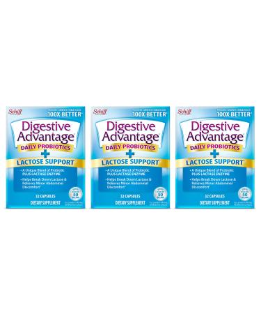 Digestive Advantage Lactose Defense formula 32 Capsules (Pack of 3)