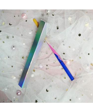 ANZKA 50 Pcs Twist Pen Packaging Boxes - Silver Holographic Eyeliner & Cuticle Oil Wrapping Box - Buy Online on GoSupps.com