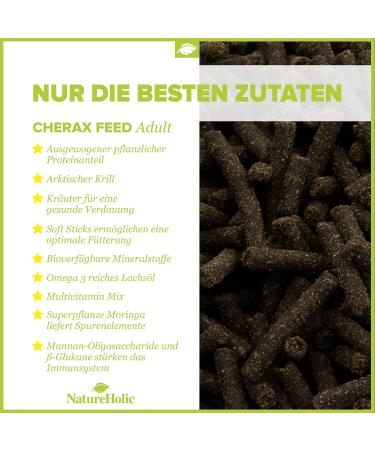 NatureHolic - Cheraxfeed Adult - Food for crayfish in Aquarium - 30g - Buy Online on GoSupps.com