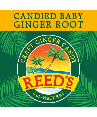 Reed's All Natural Crystallized Ginger 16 oz - Baby Ginger Root Sweetened with Raw Cane Sugar - Buy Online on GoSupps.com