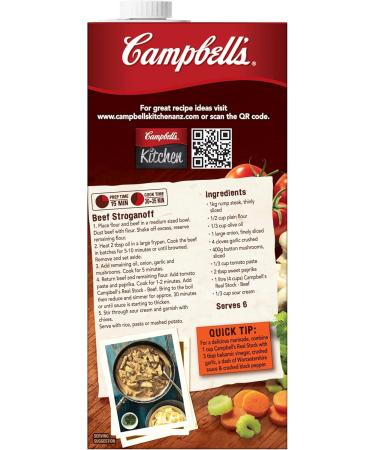 Campbells Real Stock Beef 1L - Buy Online on GoSupps.com