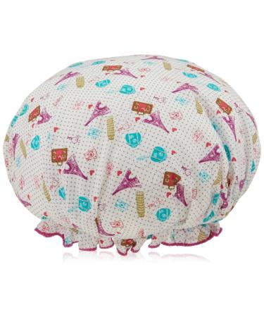 Bath Accessories Bouffant Shower Cap  World Traveler