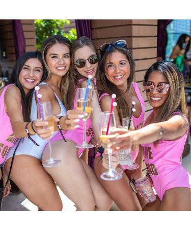 10PCS Bachelorette Party Straws Favors Decorations Reusable Bridal Shower Decorations Accessories for Adults Indoor Outdoor Naughty Bachelor Party Decor Supplies for Beach Swimming Pool Game - Buy Online on GoSupps.com