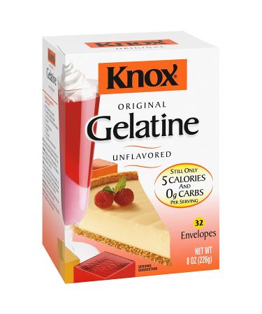 Knox Original Unflavored Gelatin - 32 ct Packets | High-Quality Gelatin Mix - Buy Online on GoSupps.com
