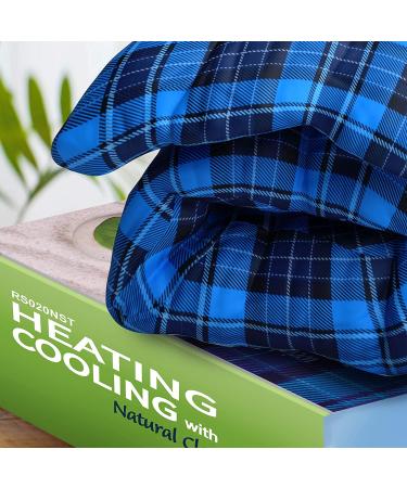 Heating Pad Microwavable | Moist Heat Therapy for Back Pain Relief | Reusable XL Weighted Compress Pack for Shoulders, Neck, Cramps | Clay Beads | Cold Pack Option by Relief Sciences - Buy Online on GoSupps.com