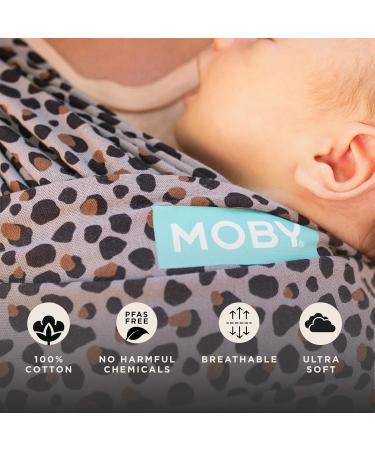 MOBY Leopard Classic Baby Wrap Carrier - 100% Cotton Unisex Cream-Yellow - Buy Online on GoSupps.com