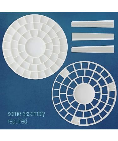 U.S. Art Supply Round 50 Hole Paint Brush Holder Organizer - Holds Brushes, Makeup, Pens, Markers - Desk Stand for Artists, Students, Teachers - Buy Online on GoSupps.com