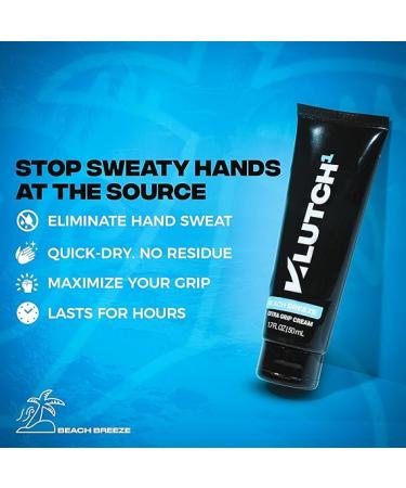 | Hand Antiperspirant Grip Cream Stop Hand Sweat for Hours Made for Athletes & Gamers Sweaty Hands Treatment & Chalkless Grip Enhancer | Beach Breeze Scented - Buy Online on GoSupps.com