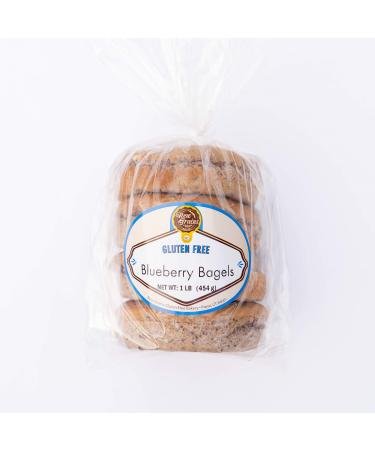 New Grains Gluten-Free Blueberry Bagels