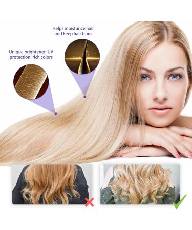 Masque Violet D jaunisseur Intense Vitamins Masque Violet Cheveux Blond Purple Toning Hair Mask Pour Cheveux D color s ou claircis - Neutralisation des Reflets Jaunes & Orang s - Buy Online on GoSupps.com