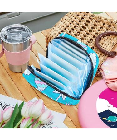Javenproeqt Portable Women's Binding Bags | Menstrual Cup & Tampon Bags for Teens - Crown Pattern Multi-Colored - Buy Online on GoSupps.com