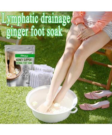 AGSIXZLAN 60Pcs Herbal Detox Foot Soak for Weight Loss and Lymphatic Drainage - Buy Online on GoSupps.com