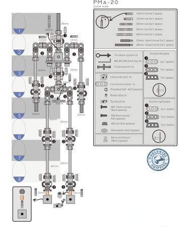 HNK Professional Studio Stop-Motion Armature Kit Stainless Steel Cinematic Animation - 20 cm - Buy Online on GoSupps.com