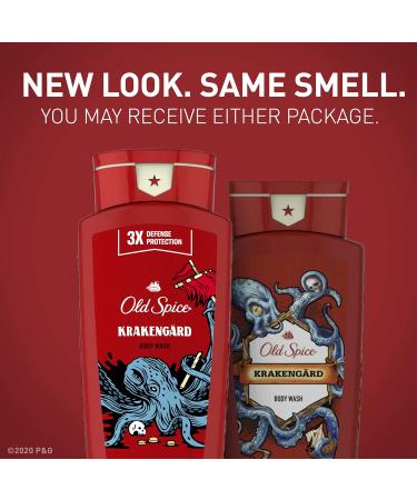Old Spice Body Wash for Men Wild Collection Krakengard Scent 21 Fl Oz Pack of 4 Citrus - Buy Online on GoSupps.com