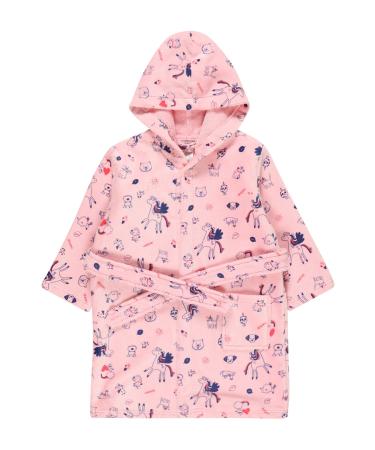 Schiesser Girls Bathrobe 98 Pink 503 V