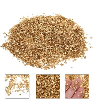 FRCOLOR 1 Glass Chip Irregular Glass Glitter Ornaments Glass Epoxy Resin Filler Nail Crystal Charms Crushed Crystal Chips Chunky Flakes Sequins Shiny Nail Glitter 3D Jewelry Self Made 0.5X0.3cm Golden - Buy Online on GoSupps.com