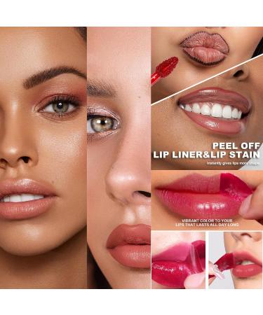 Mrettick 3PCS Lip Pencil Peel Off Lip Pencil Tattoo Peel Off Lip Stain Long Lasting Lip Stain Peel Off Infused with Hyaluronic Acid and Vitamin E (#1 M) - Buy Online on GoSupps.com