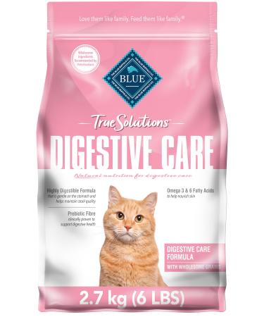 Blue Buffalo True Solutions Natural Digestive Care Adult Dry Cat Food 2.7kg Digestive Care Dry Cat Food - Sm Bag