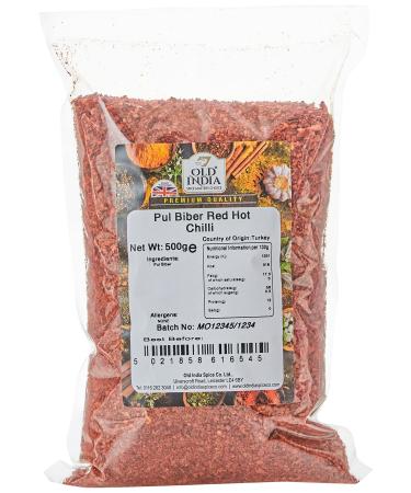 Old India Pul Biber Red Hot Chilli 500g 500 g