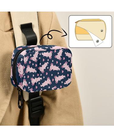 Shop Pfrewn 7-Day Pill Organizer Case - Cute Cartoon Axolotl Travel Box for Vitamins & Supplements - Buy Online on GoSupps.com