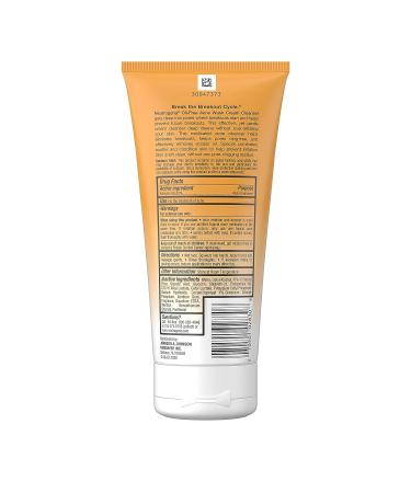 Neutrogena Oil-Free Acne Face Wash Cream Cleanser - 2% Salicylic Acid Treatment - 6.7 fl. oz - Buy Online on GoSupps.com