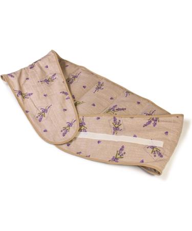 Cherry Core Pillow & Heating Belt - 135cm Velcro Fastener | 7 Chamber XXL Grain Cushion for Back Pain Relief - Country House Style Romance - Buy Online on GoSupps.com