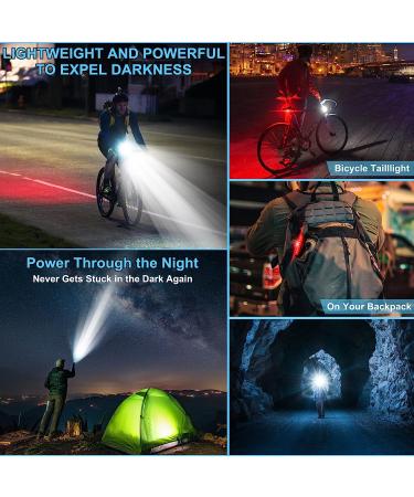 4000 Lumen USB Rechargeable Bike Light Set | Front & Back LED Headlight & Taillight | Power Bank Function | Cycling Safety Flashlight - Buy Online on GoSupps.com