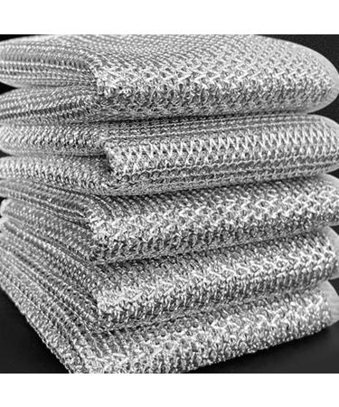W-LOVNEST 5/10pcs Double Sided Dishcloth Multipurposes Wire Dishwashing Rag Cleaning Cloth Magics Dish Towel for Kitchen Cleaner Cleaning Cloths - Buy Online on GoSupps.com