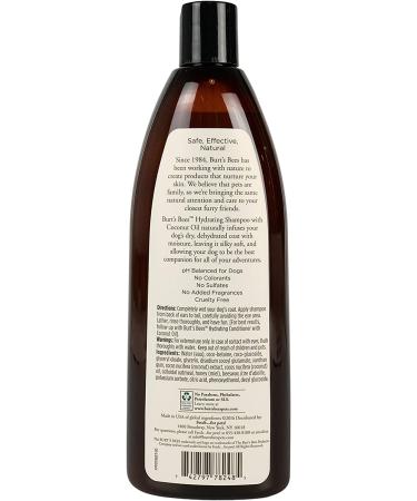 Burt's Bees Dog Shampoo with Coconut Oil | Hydrating Care Plus+ 16 fl oz - Buy Online on GoSupps.com