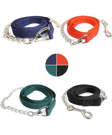 Buy Safe 2.10m Horse Guide - Durable Iron Chain & Nylon Handle for Stallion Pony & Donkey - Dark Green - Buy Online on GoSupps.com