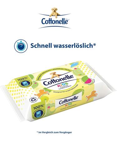 Cottonelle Kids Moist Toilet Paper - Fruity Fresh Biodegradable & Plastic-Free Advantage Pack 12x42 Wipes | Shop Internationally - Buy Online on GoSupps.com