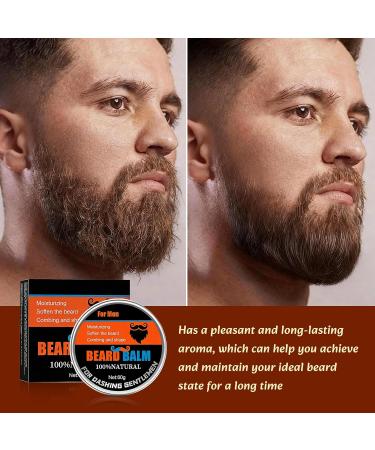 60g Baume barbe pour homme Cire barbe Nourrit Baume Barbe Renforce Adoucit Barbes Tenue forte brillance l g re fa onne et hydrate toutes les longueurs de poils du visage - Buy Online on GoSupps.com