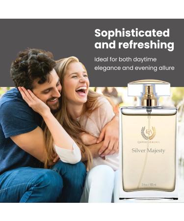 Silver Majesty Inspired by Creeds Silver-Mountain Water Cologne - Crisp Alpine Fragrance with Bergamot & Sandalwood for Men & Women - Fragrance Oil Blend for Day & Evening Wear 3.4 oz 100Ml - Buy Online on GoSupps.com