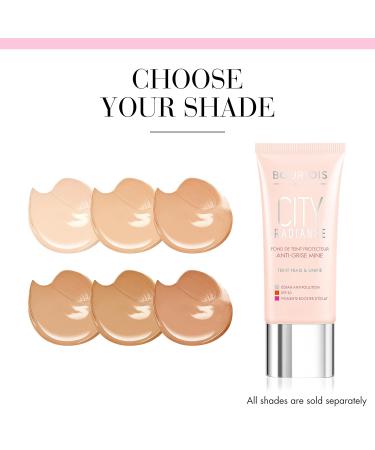 Bourjois City Radiance Foundation - Hale Clair | Long-Lasting Lightweight Coverage - Buy Online on GoSupps.com
