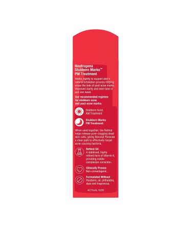 Neutrogena Stubborn Marks PM Treatment - 1 fl oz (29 ml) for Clearer Skin - Buy Online on GoSupps.com