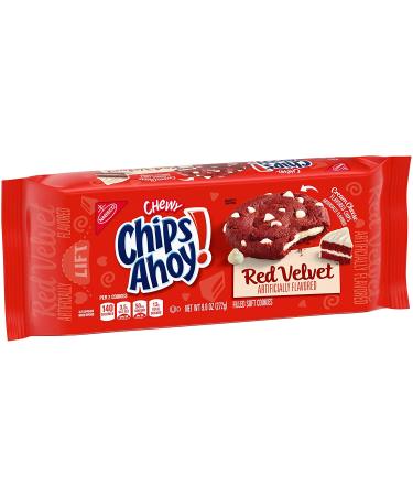 Chips Ahoy! Chewy Red Velvet Cookies 9.6 oz - Pack of 12 | Delicious Treats for Every Occasion - Buy Online on GoSupps.com