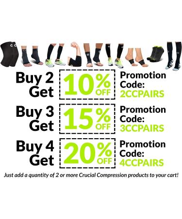 Calf Compression Sleeve (20-30mmHg) for Running & Leg Support - White, Small/Medium (12-15.5 Calf) - Men & Women - Shin Splint Relief - Ideal for Medical, Travel, Nursing, Cycling - Buy Online on GoSupps.com